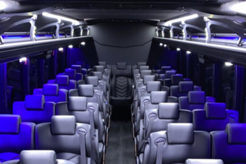 Jacksonville Charter Bus Interior