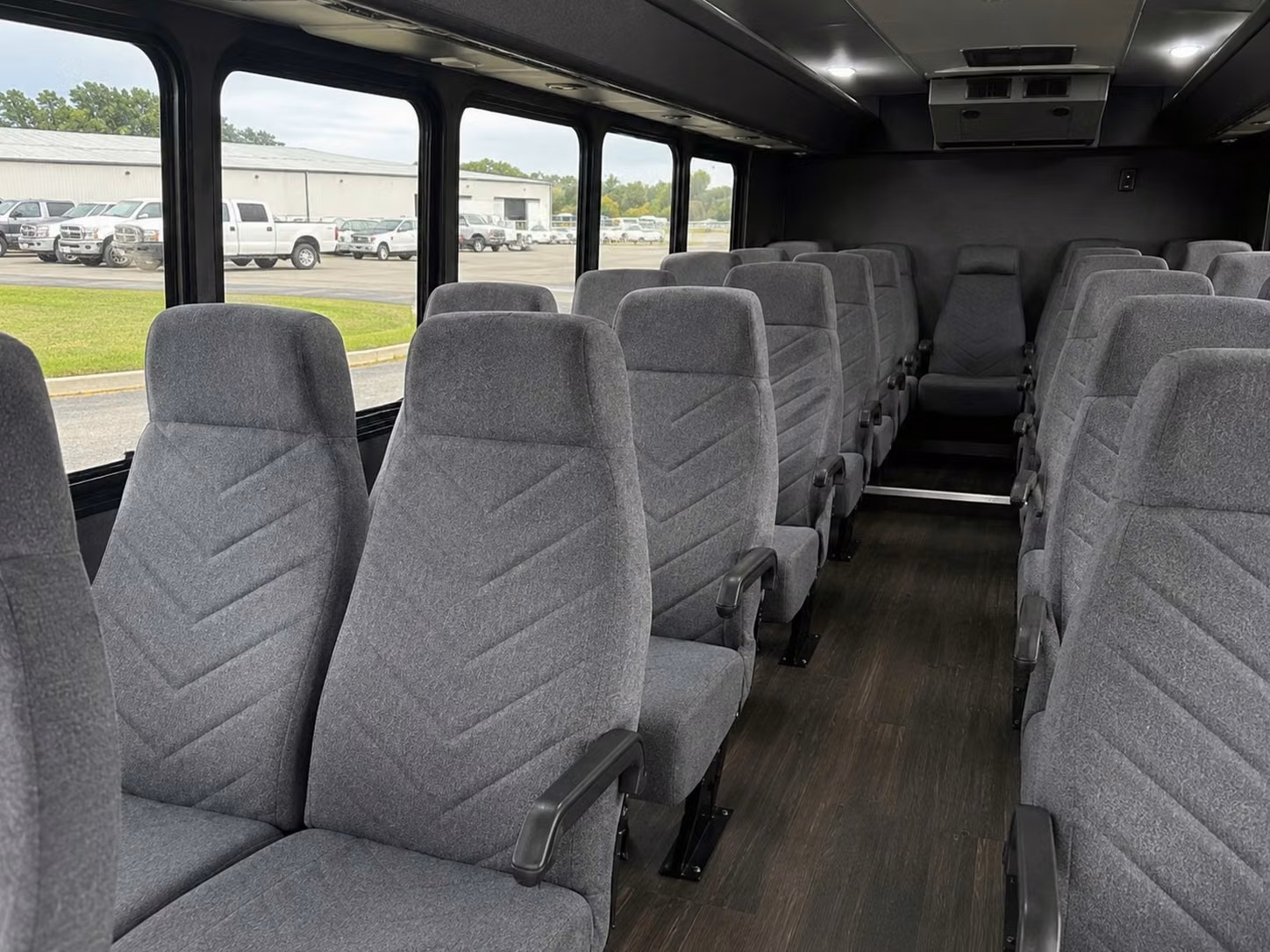 15 passenger minibus inside