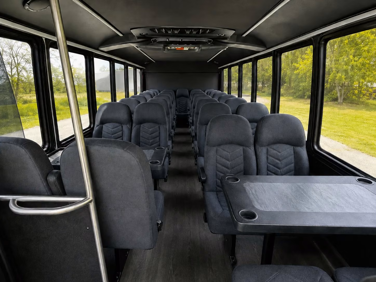 18 passenger minibus inside