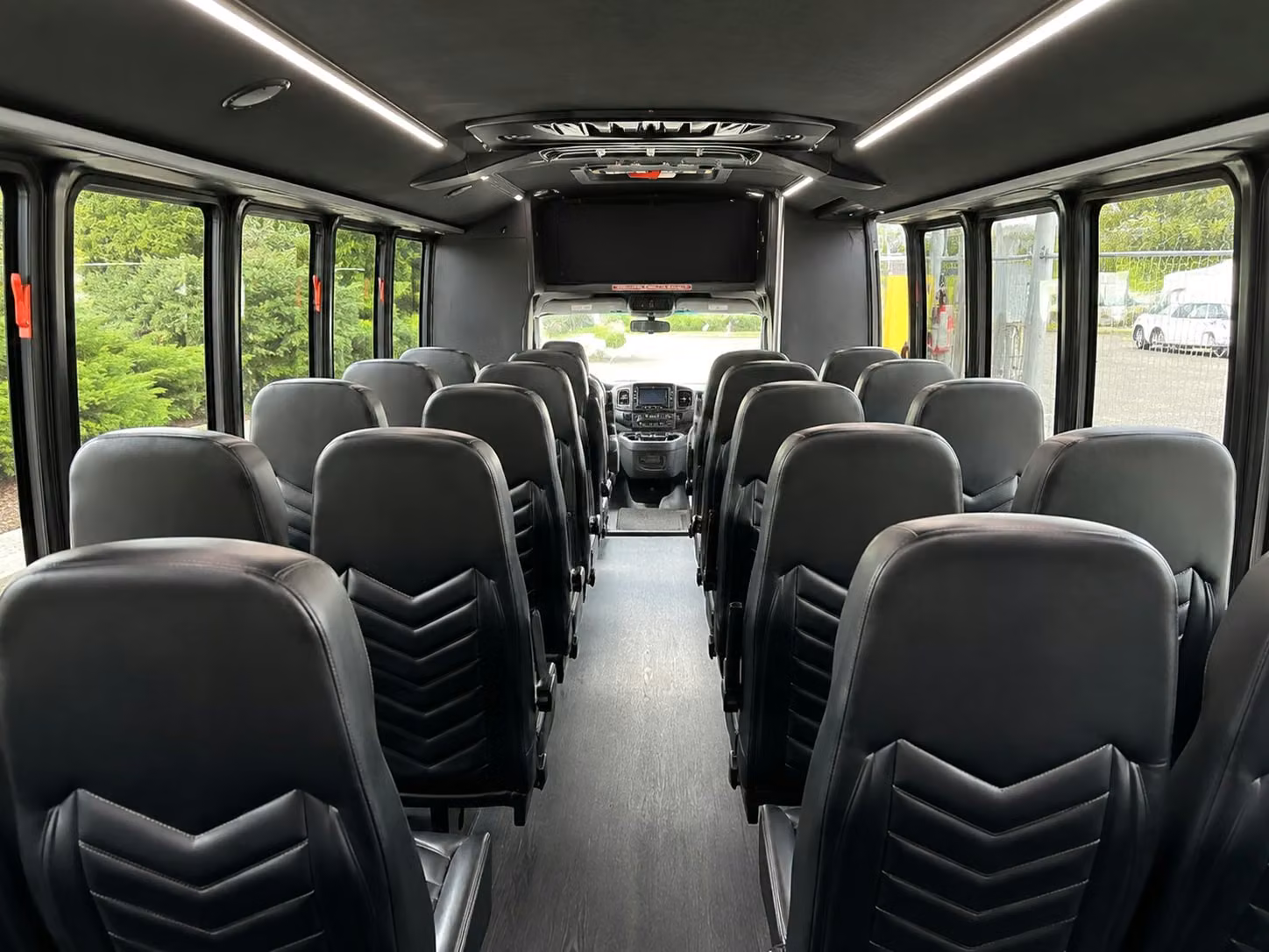 20 passenger minibus interior