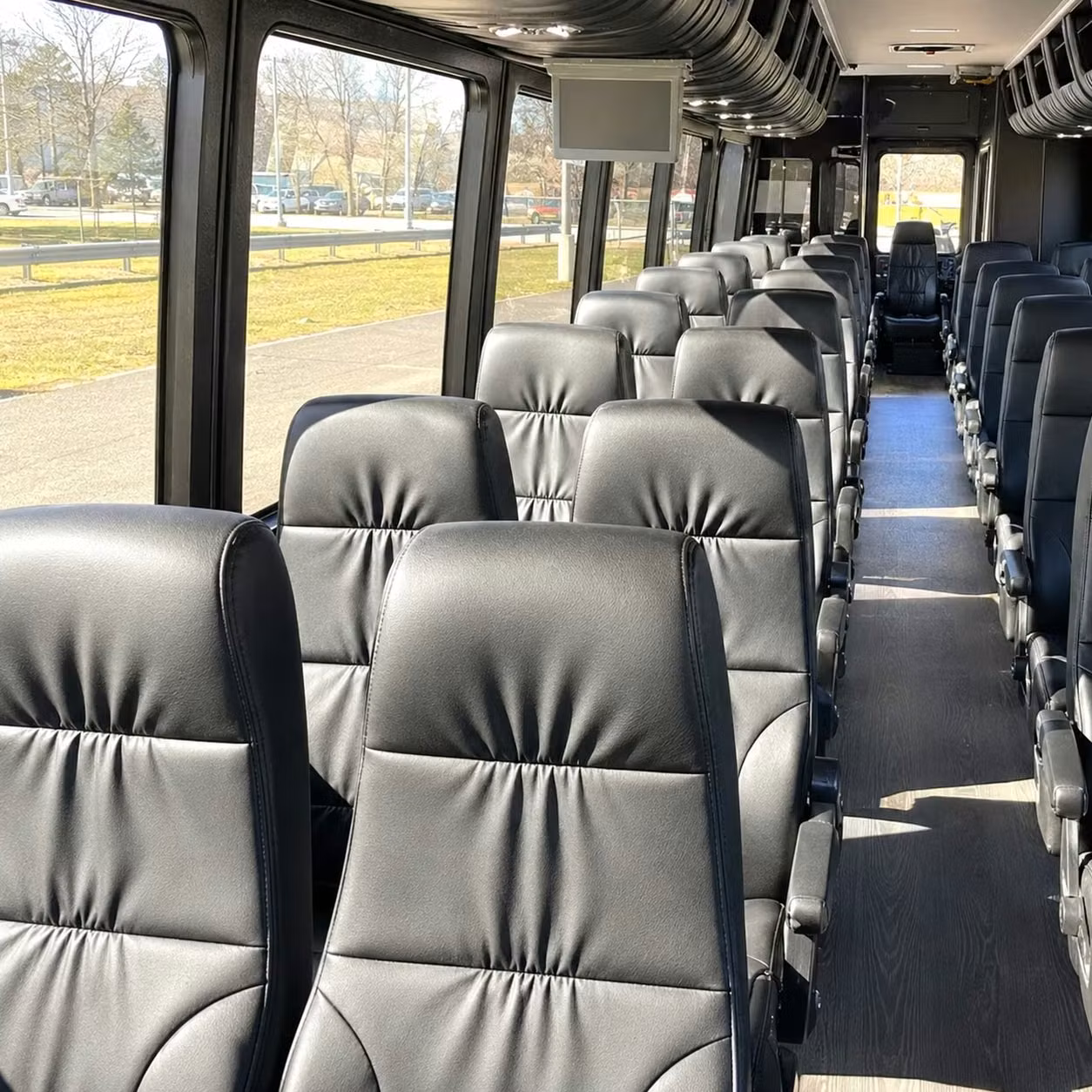 28 passenger minibus interior