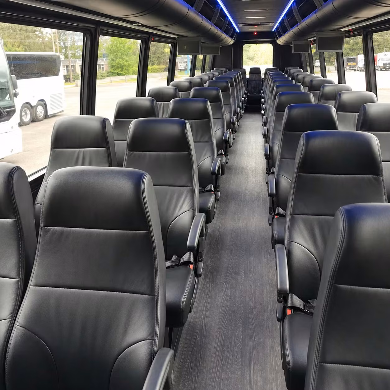 35 passenger minibus interior