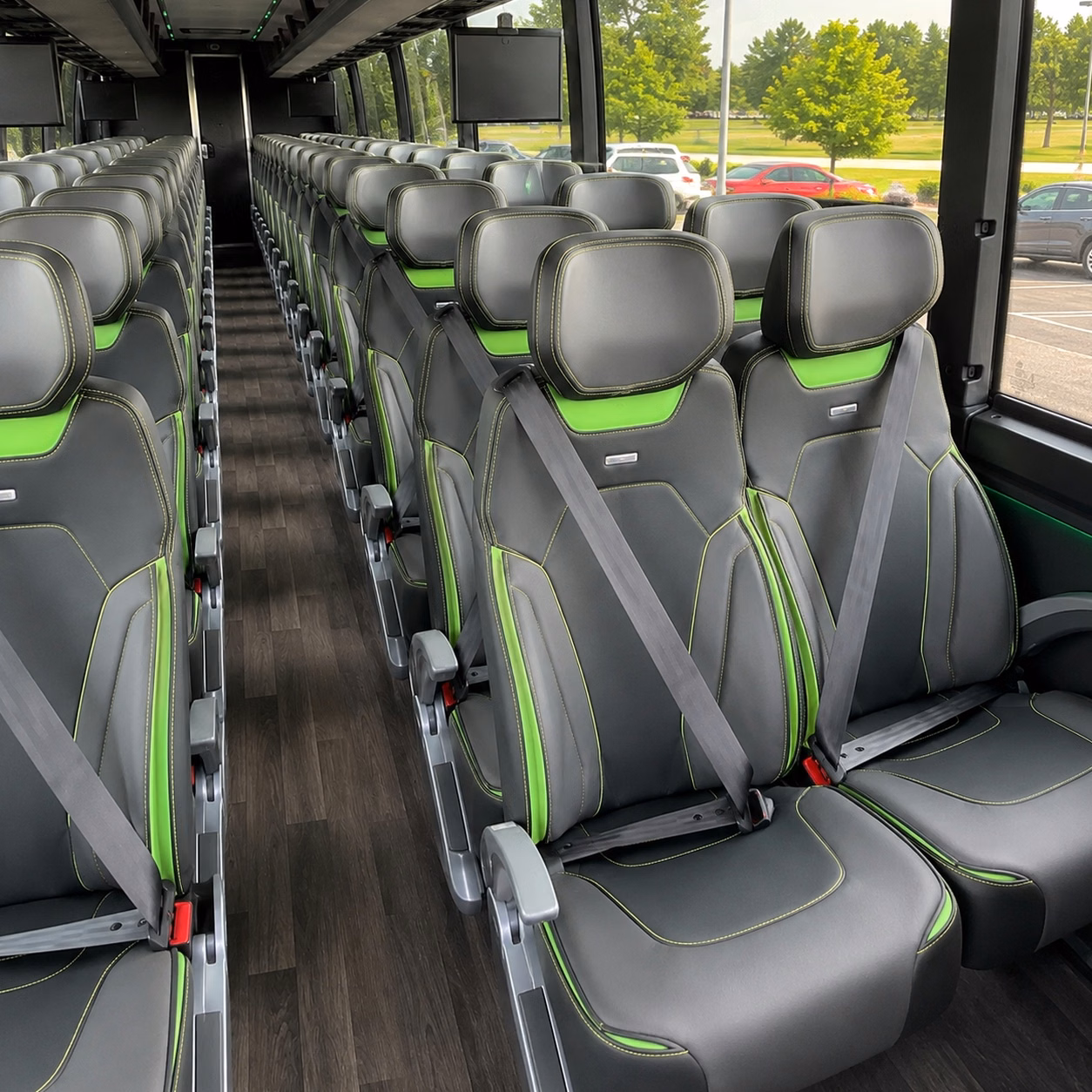 jacksonville charter bus interior