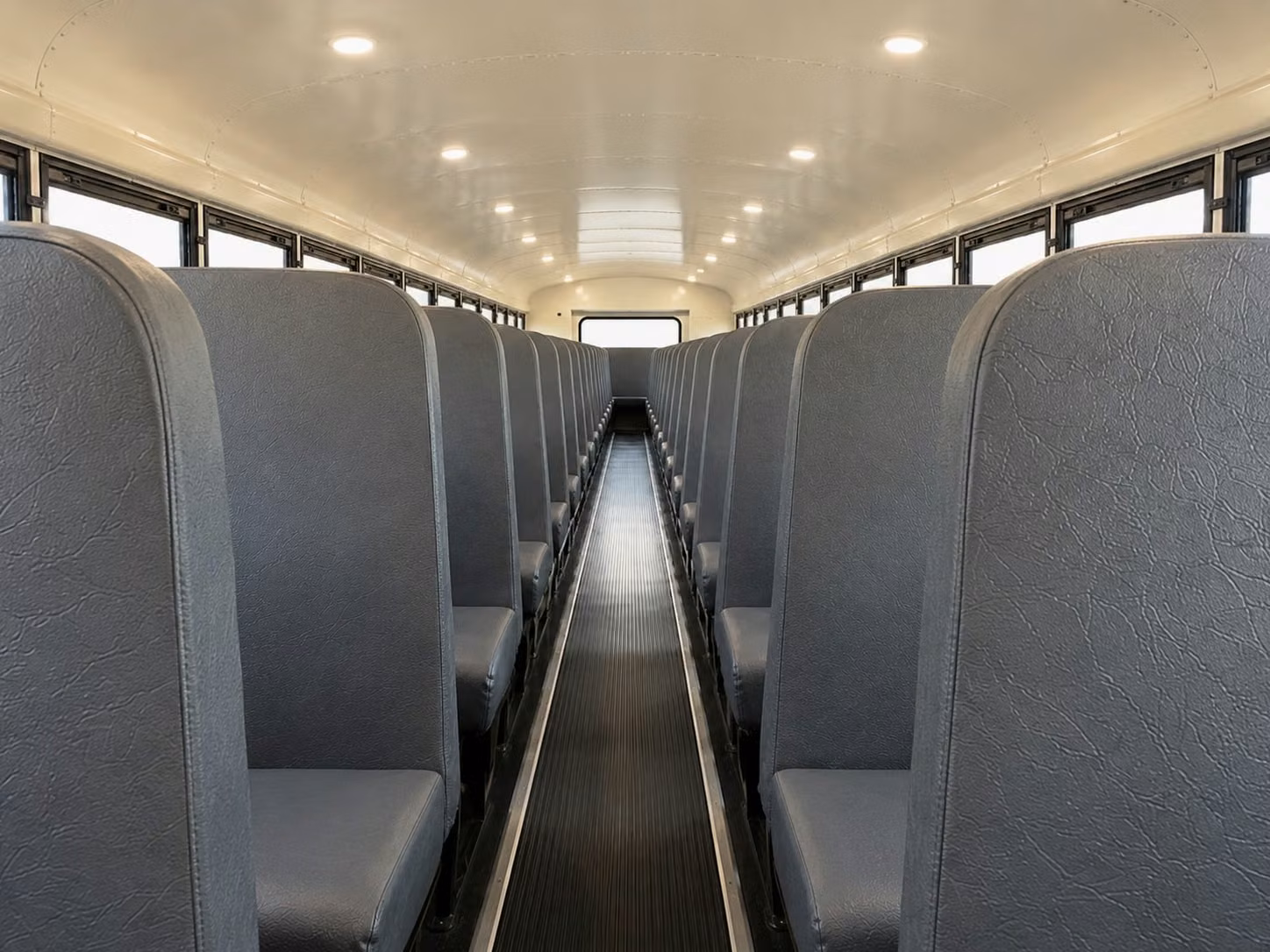 school bus interior